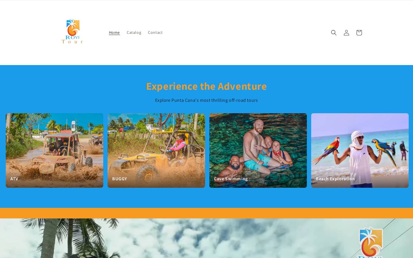 rovitour.com homepage screenshot