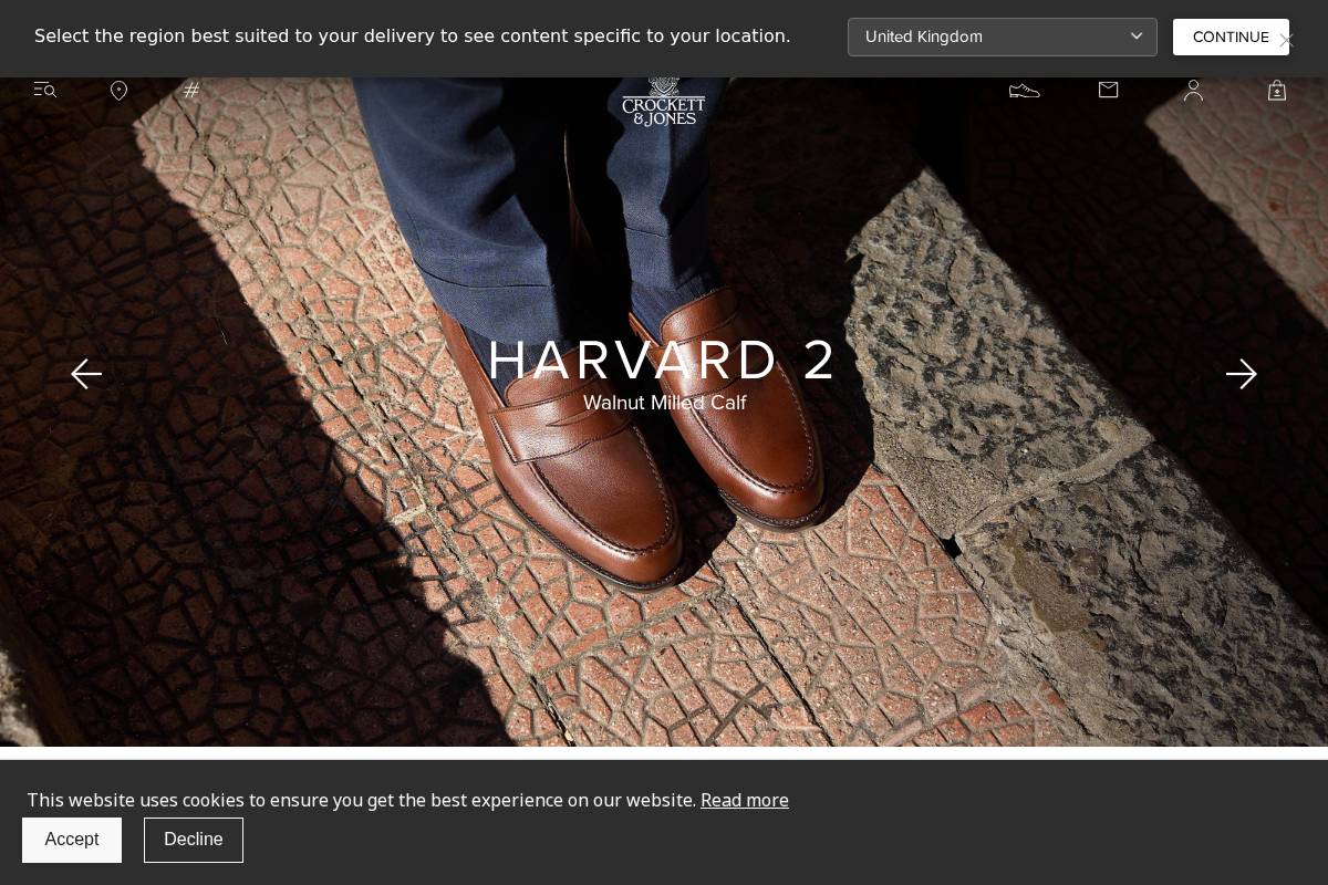 row.crockettandjones.com homepage screenshot