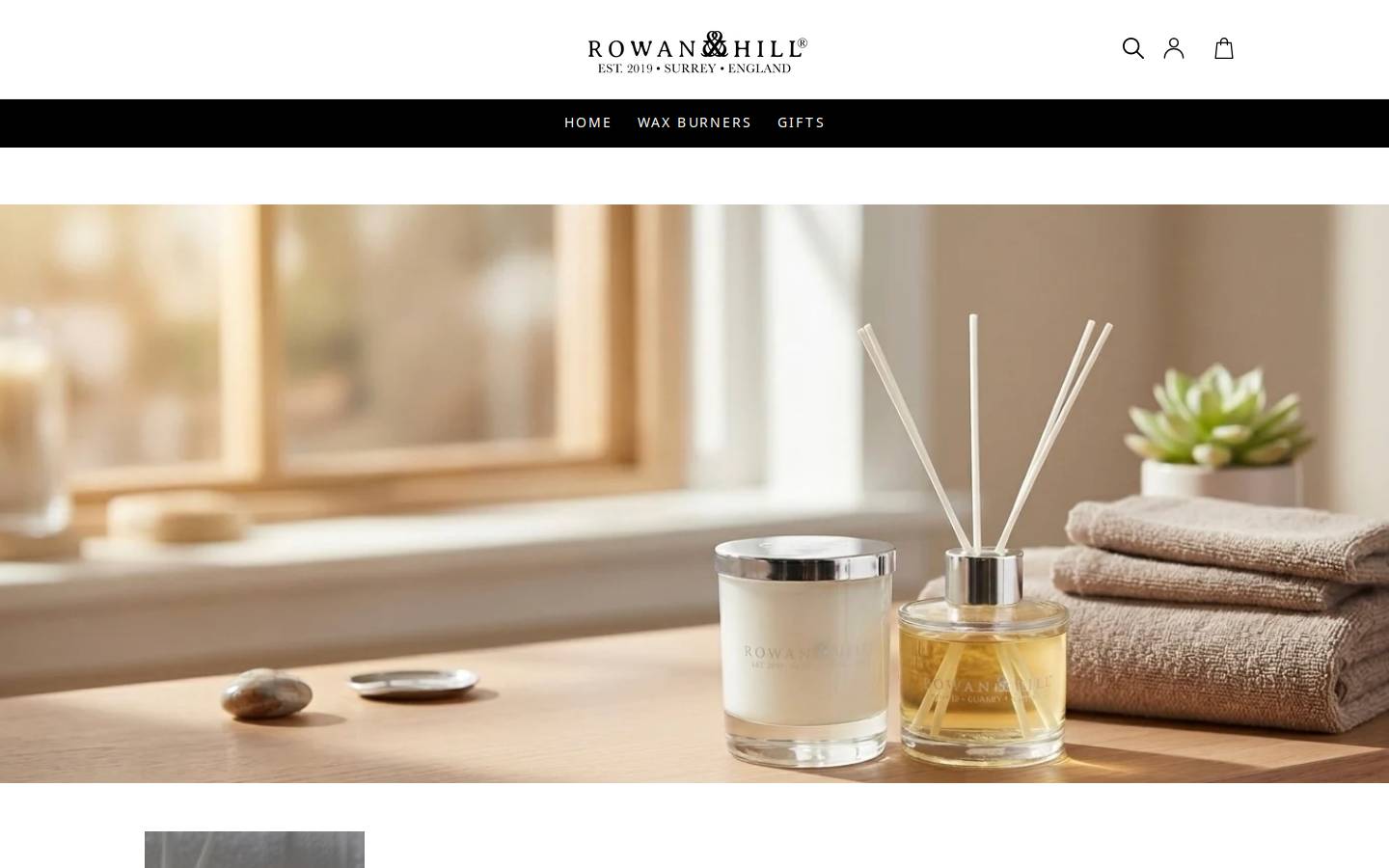 ROWAN & HILL® homepage screenshot