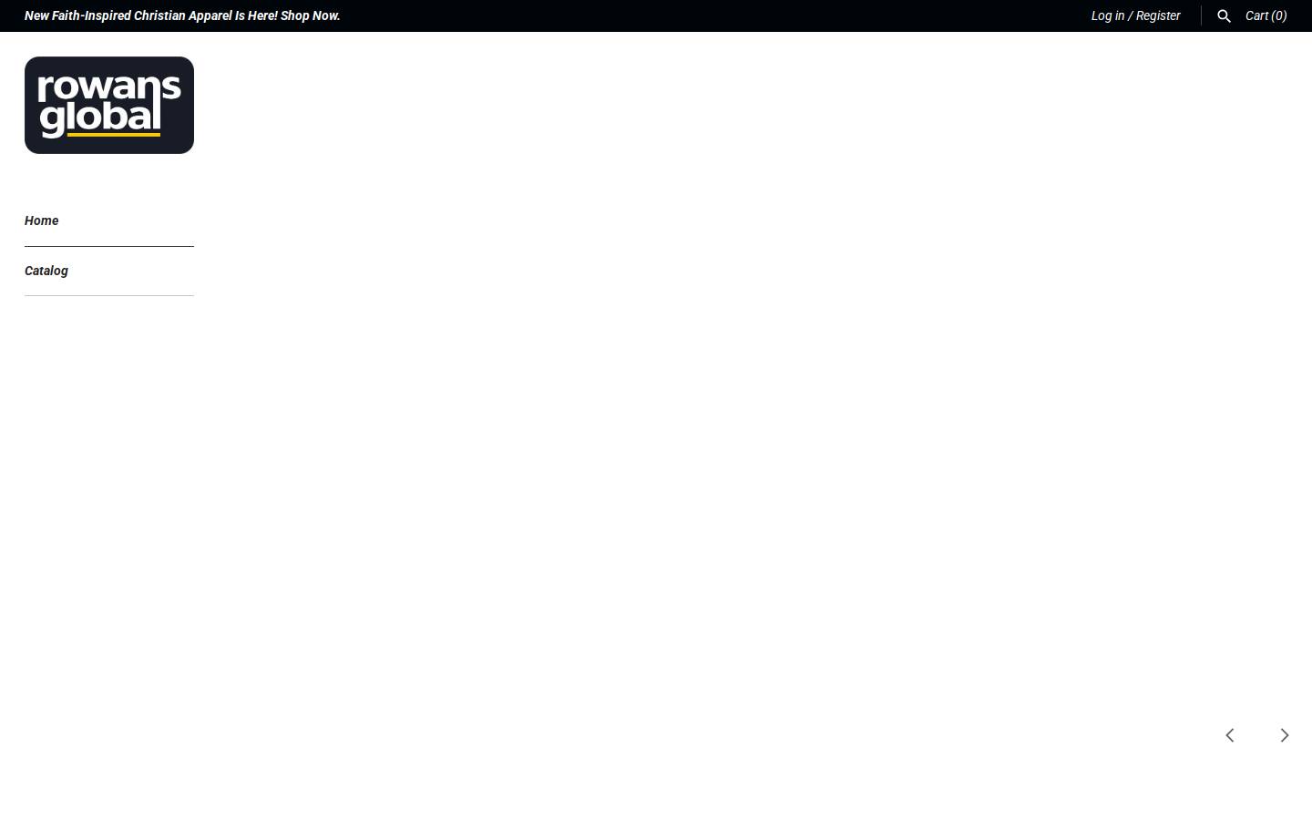 rowansglobal.com homepage screenshot