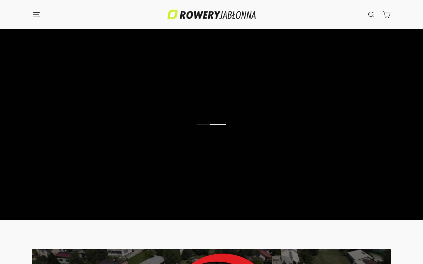 roweryjablonna.com homepage screenshot