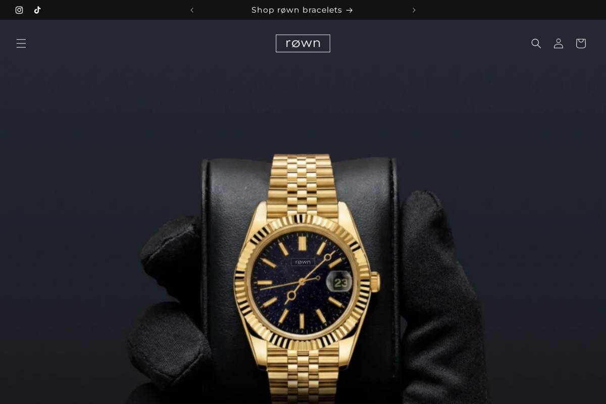 rownjewelry.com homepage screenshot