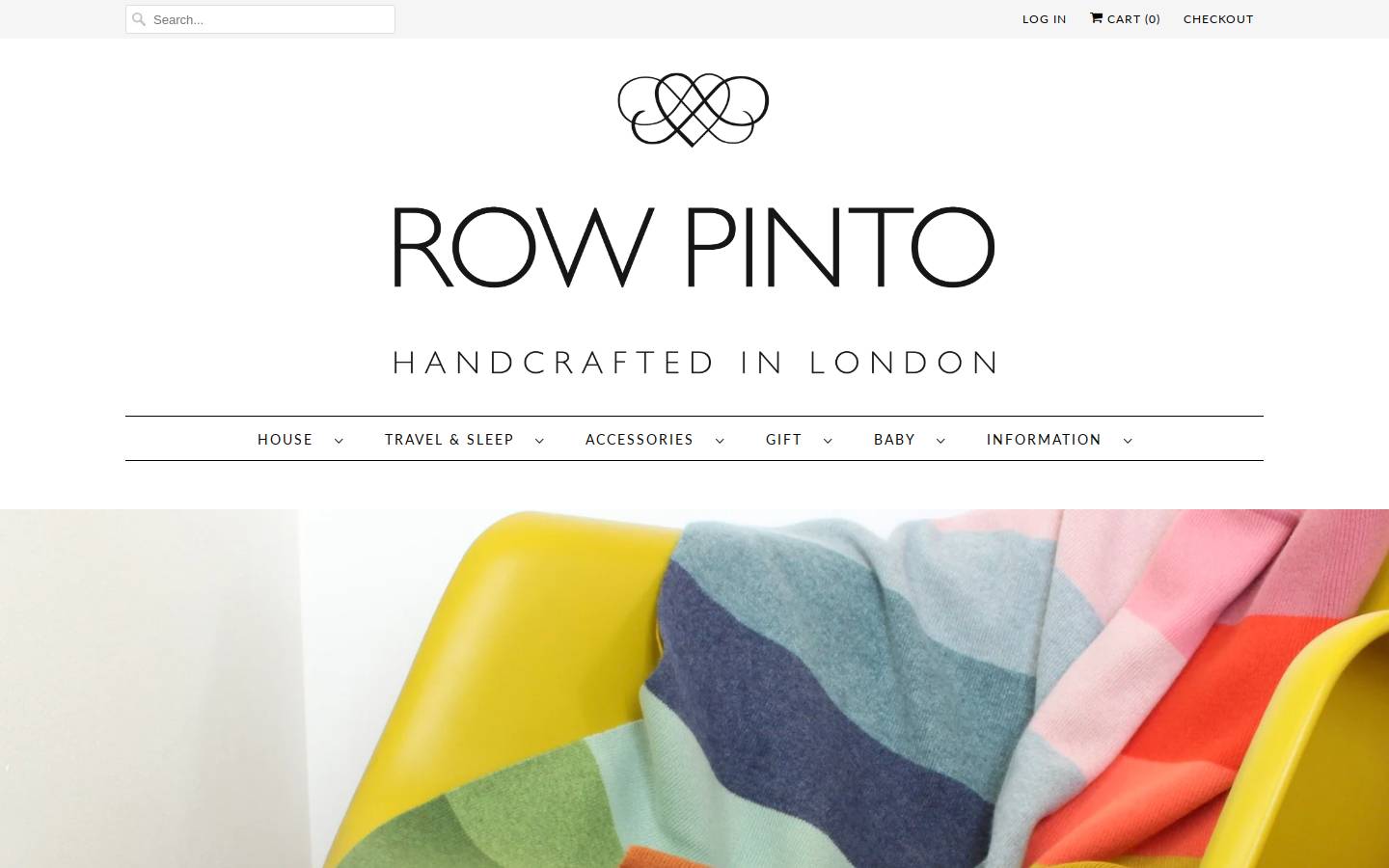 rowpinto.com homepage screenshot