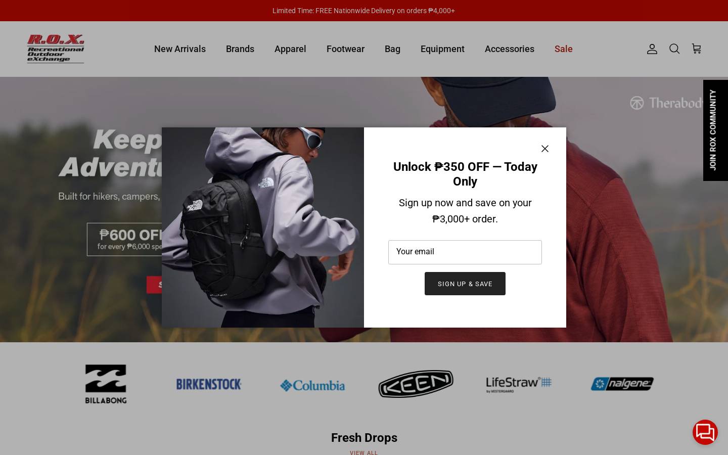 rox.com.ph homepage screenshot