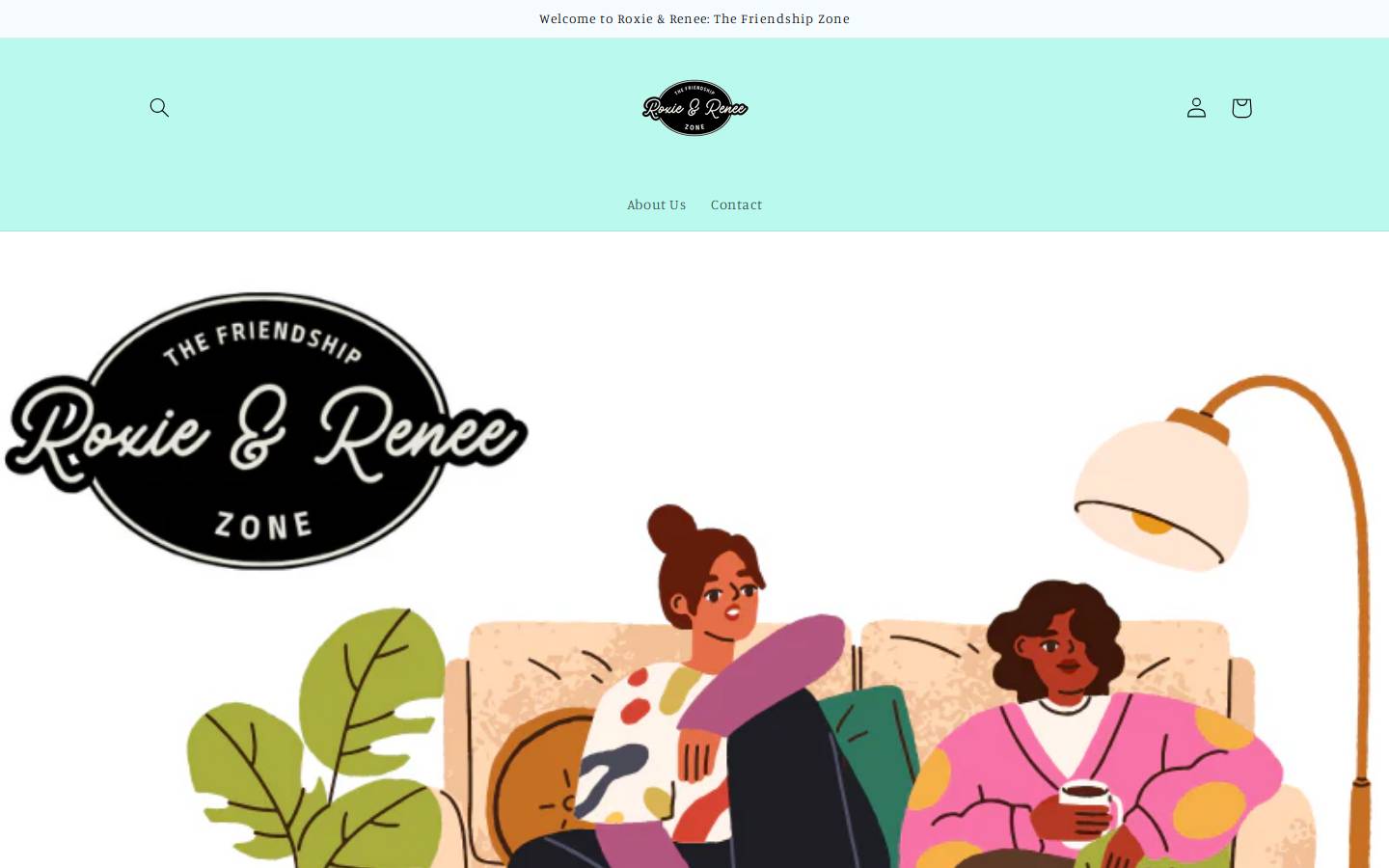 roxieandrenee.com homepage screenshot