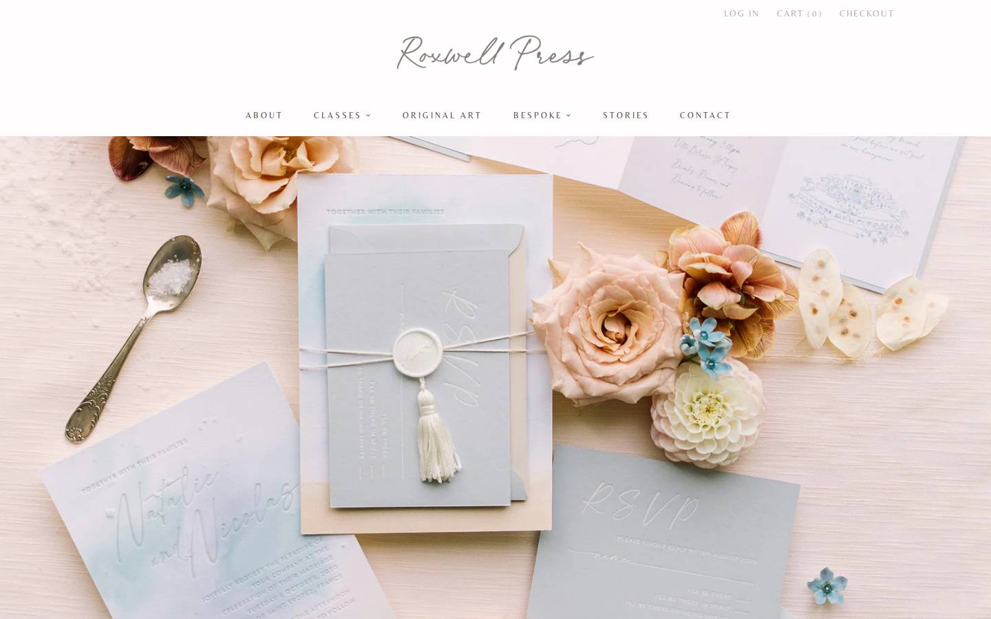 roxwellpress.co.uk homepage screenshot