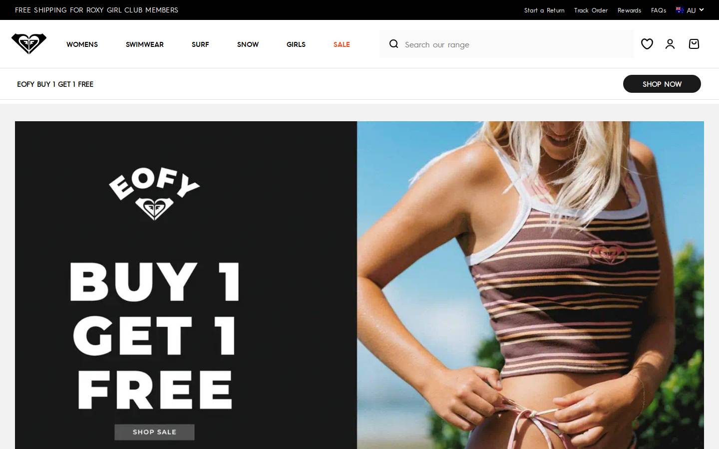 roxy.co.nz homepage screenshot