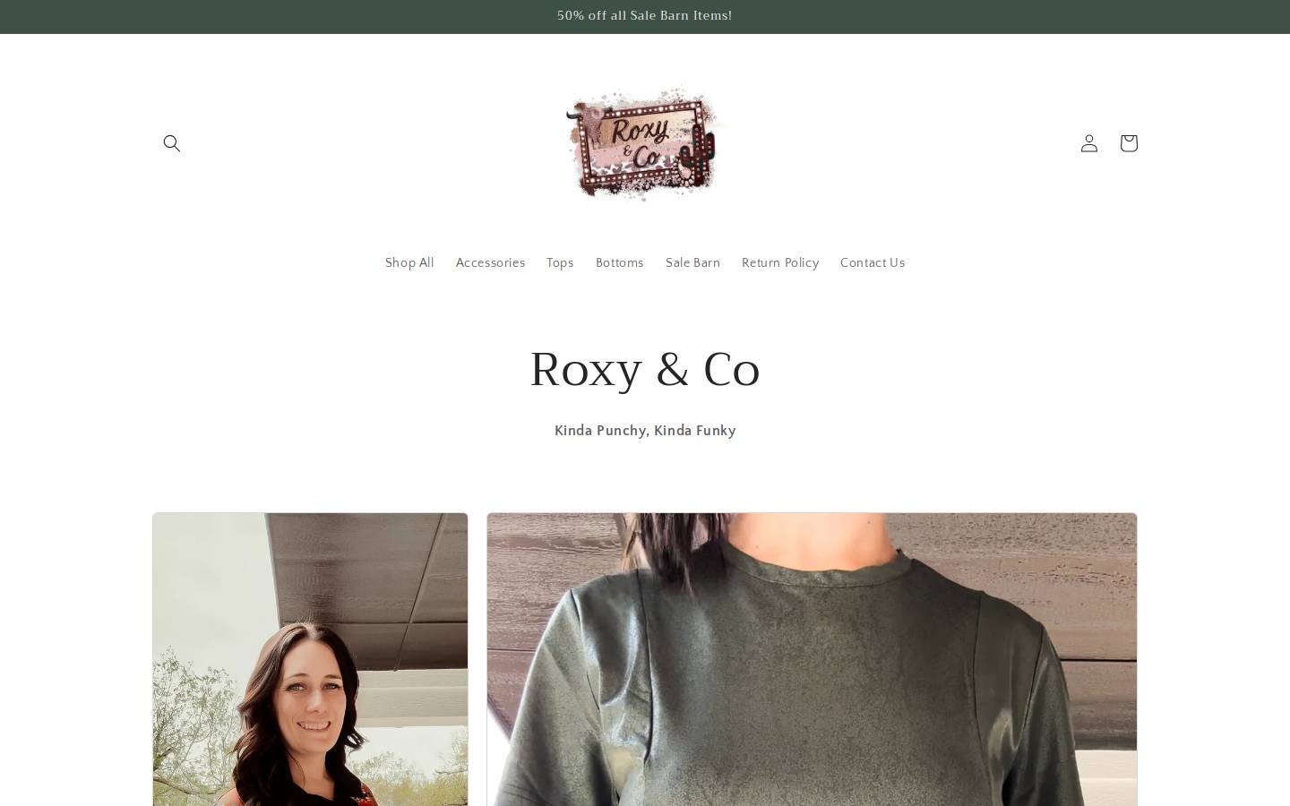 roxycotx.com homepage screenshot