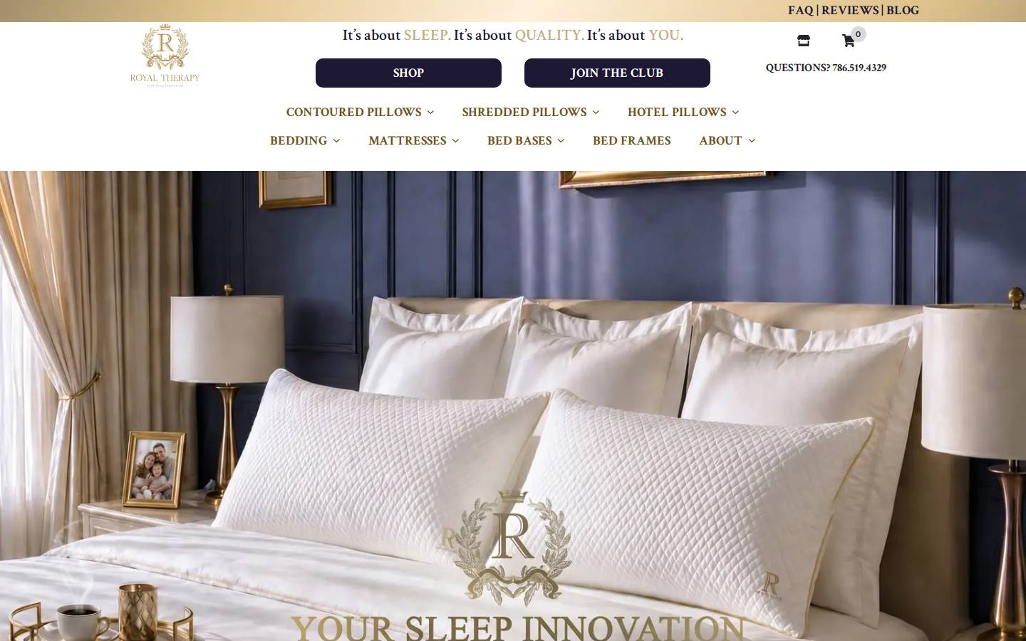 royal-therapy.com homepage screenshot