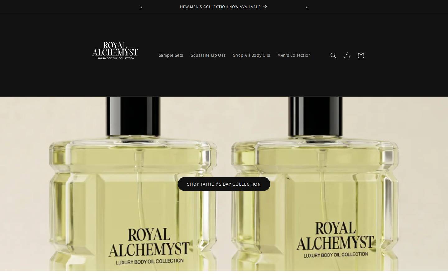 royalalchemyst.com homepage screenshot