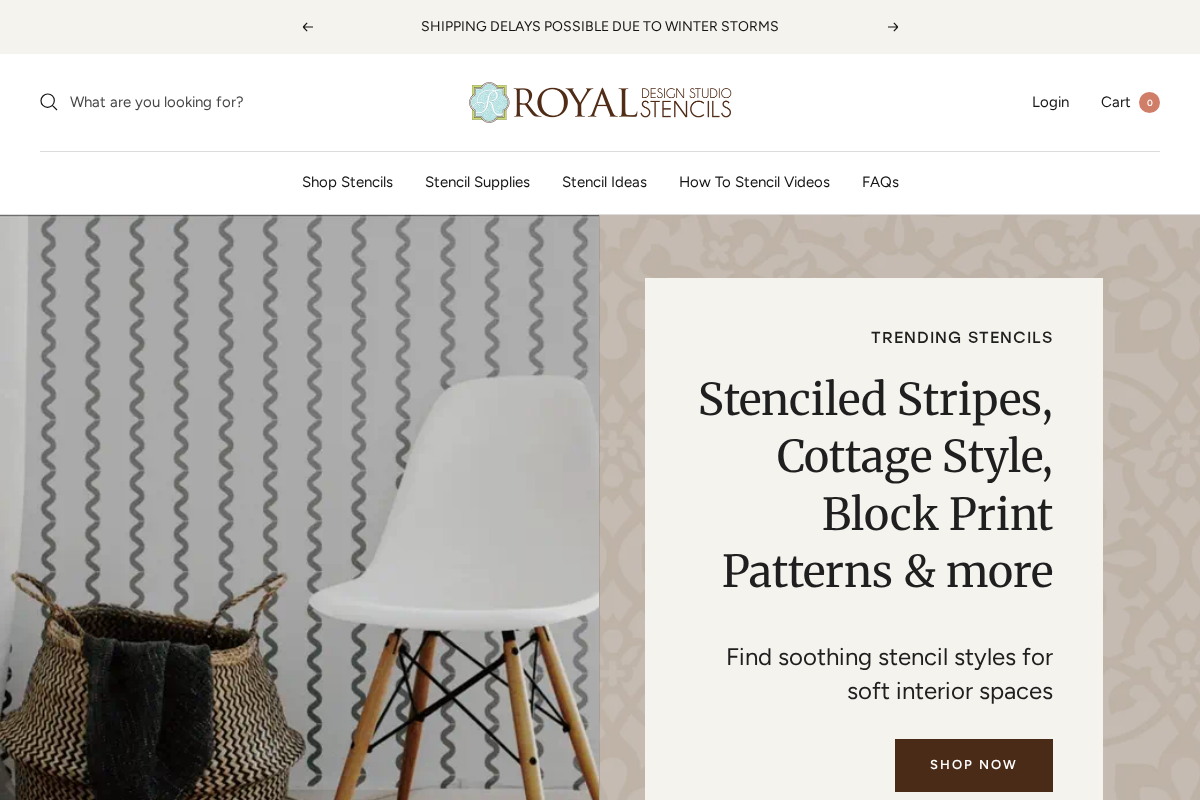 Royal Design Studio homepage screenshot