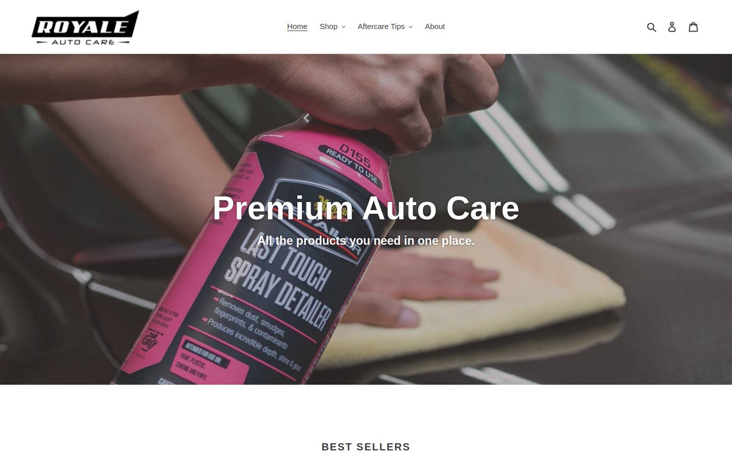 royaleautocare.com homepage screenshot