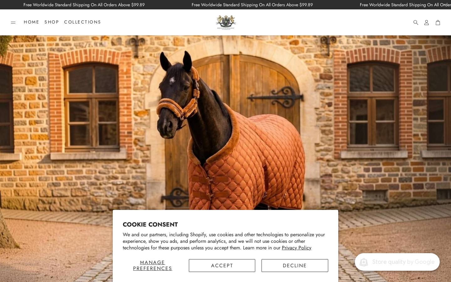royalequestrian.net homepage screenshot