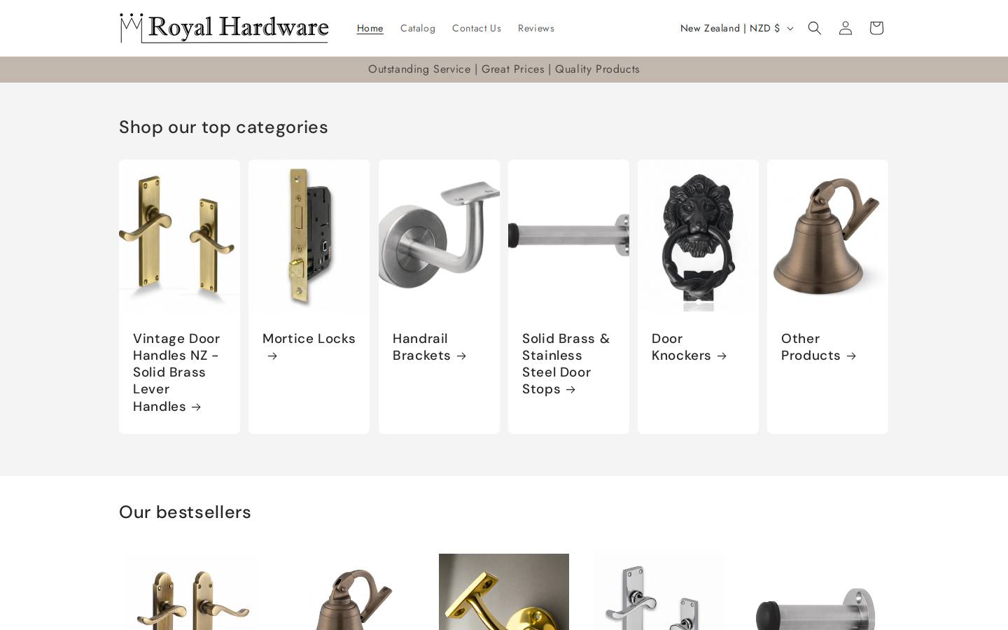 royalhardware.co.nz homepage screenshot