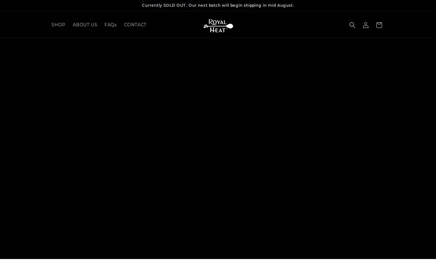 royalheat.com homepage screenshot
