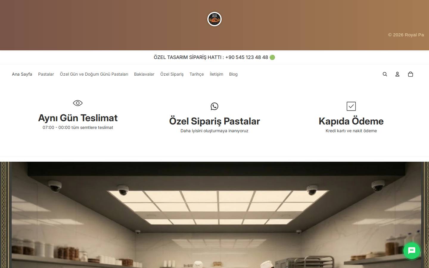 royalpastanesi.com homepage screenshot
