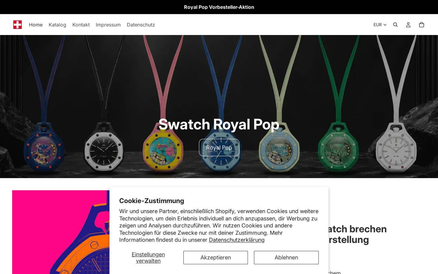 royalpopswatchap.com homepage screenshot