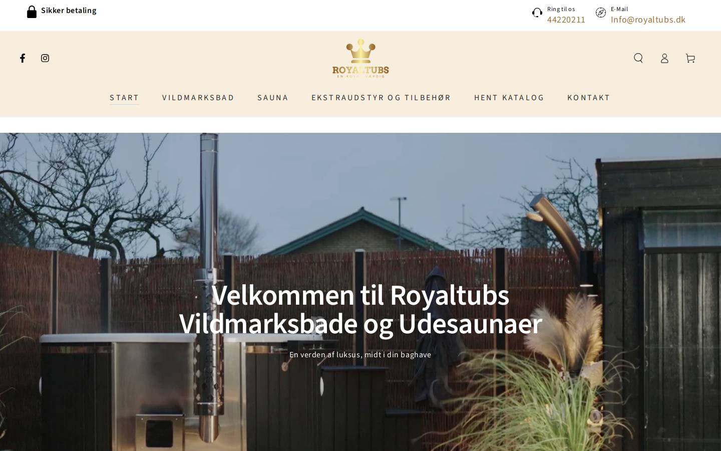Royaltubs homepage screenshot
