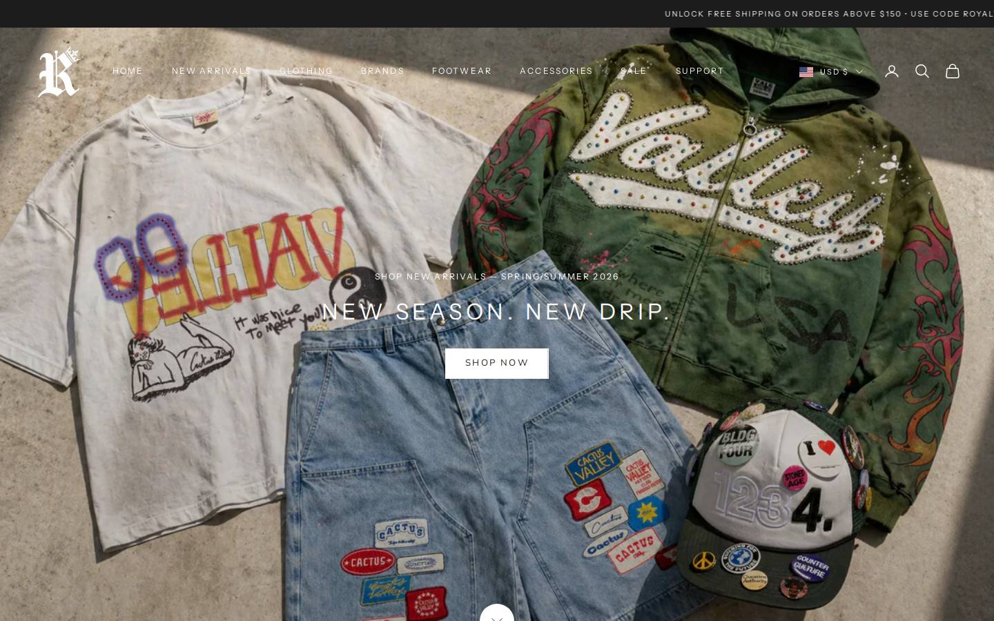 royaltydfw.com homepage screenshot