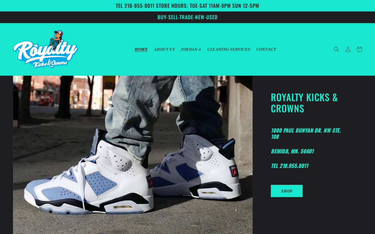 royaltykicksandcrowns.com homepage screenshot