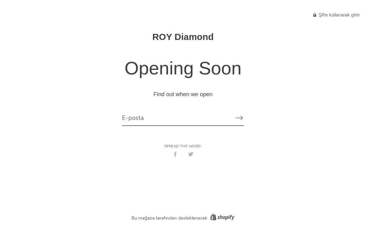 roydiamond.com homepage screenshot
