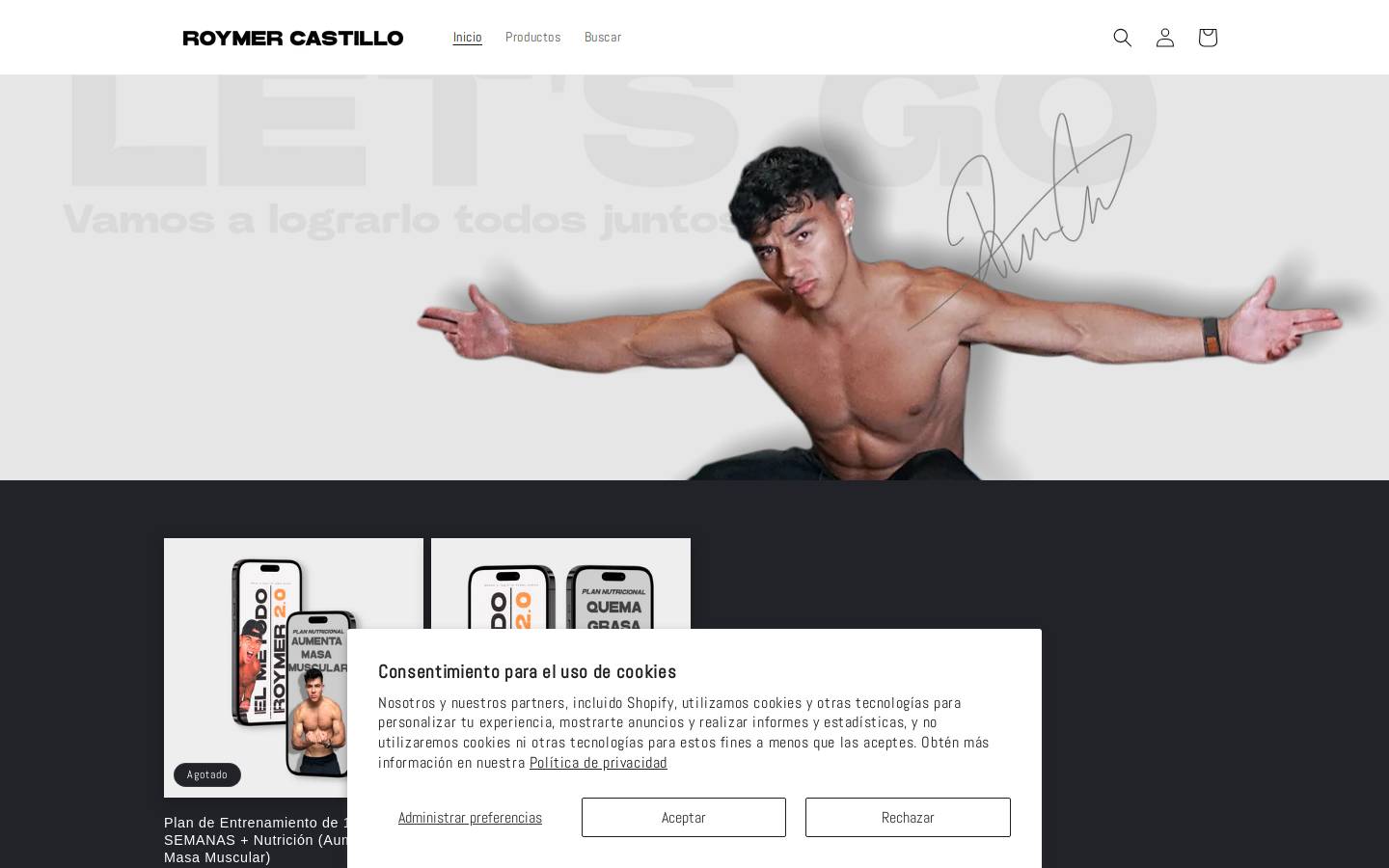 roymercastillo.com homepage screenshot