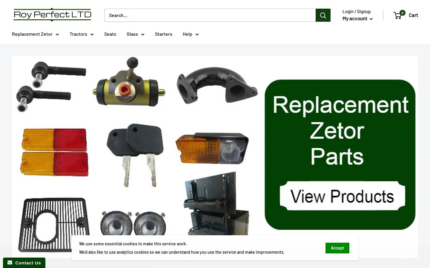 royperfect.com homepage screenshot