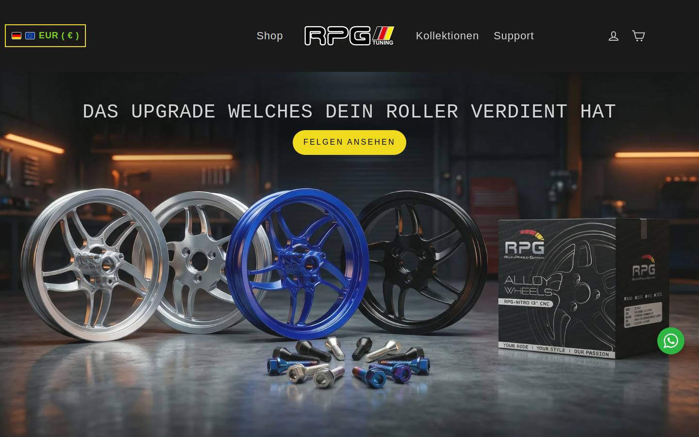 rpg-tuning.de homepage screenshot