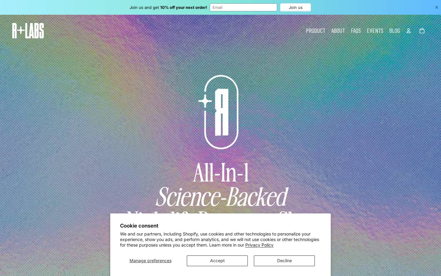 rpluslabs.com homepage screenshot