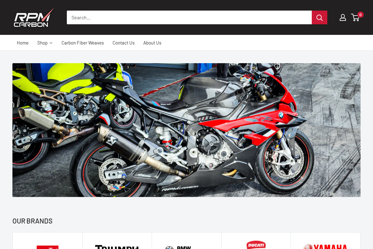 rpmcarbon.com homepage screenshot