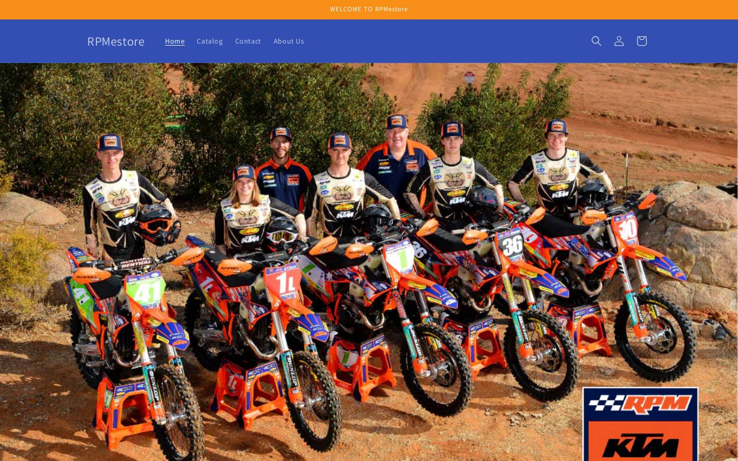 rpmestore.com homepage screenshot