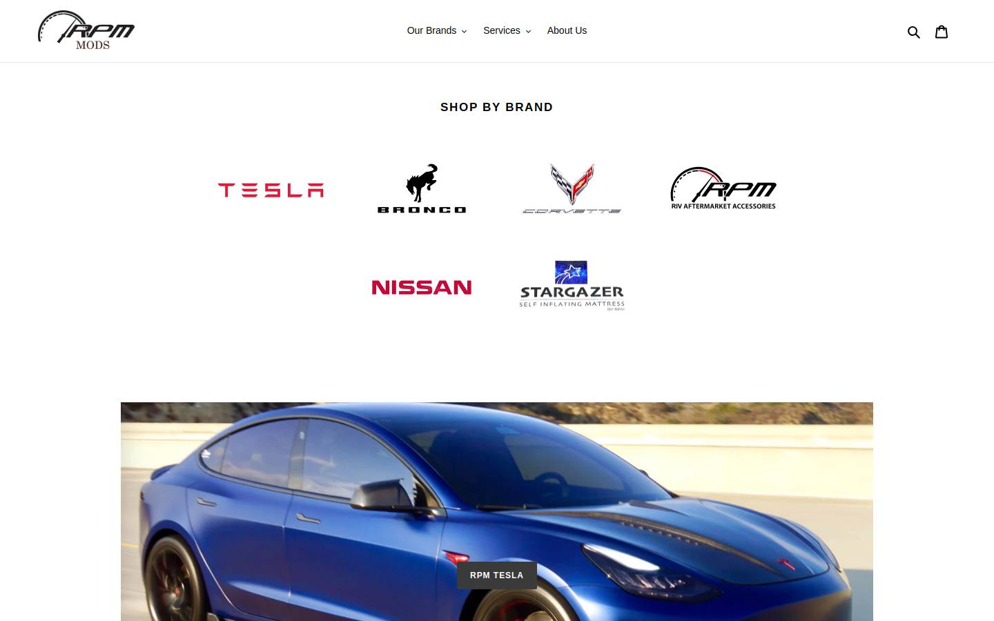 rpmmods.com homepage screenshot
