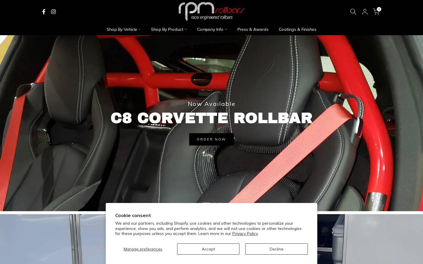 rpmrollbar.com homepage screenshot
