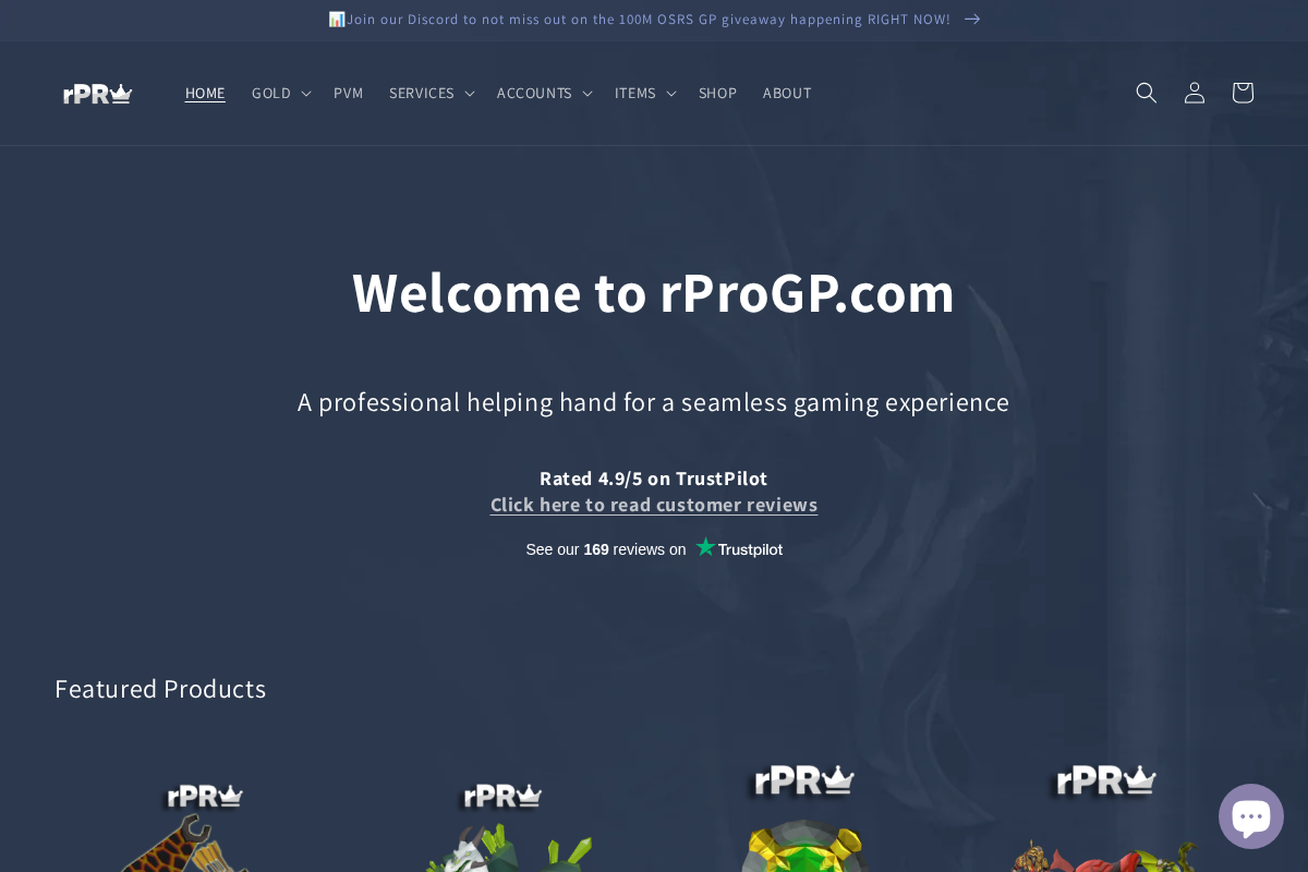 rProGP.com homepage screenshot