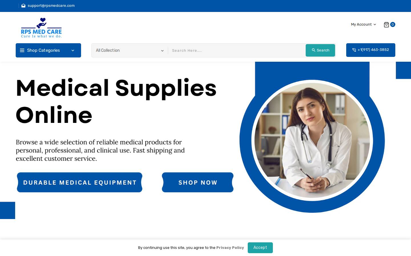 rpsmedcare.com homepage screenshot