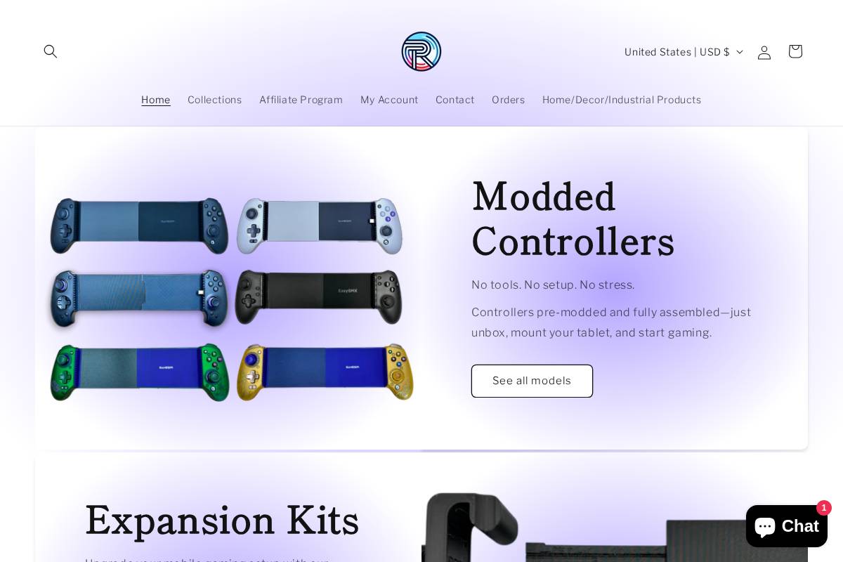 rrtronicscreations.com homepage screenshot