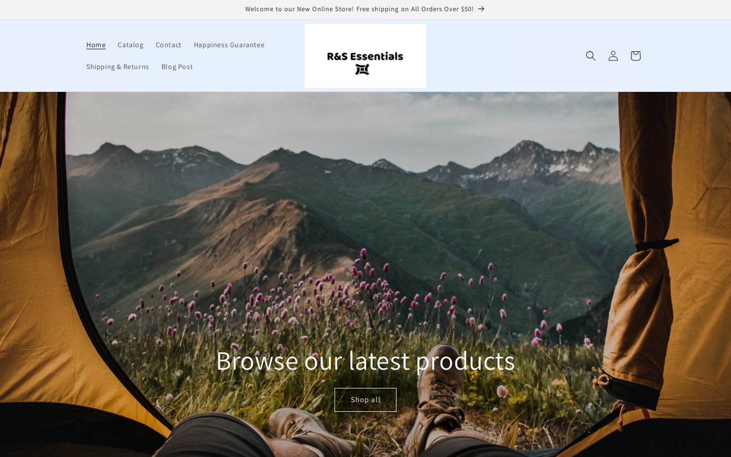 rsessentials.com homepage screenshot