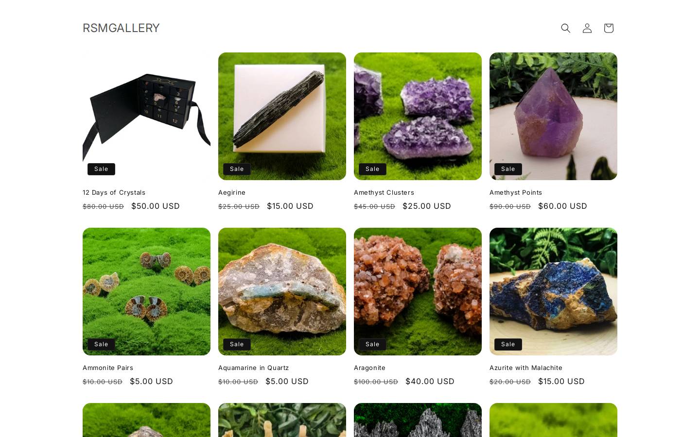 rsmgallery.com homepage screenshot