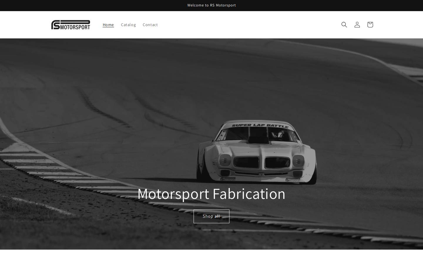 rsmotorsportusa.com homepage screenshot