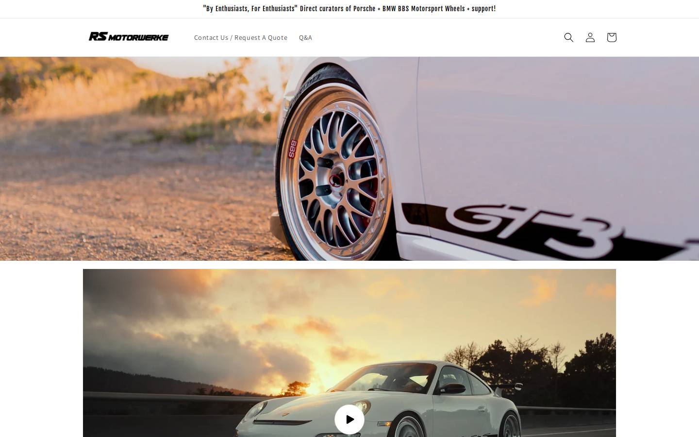 rsmotorwerke.com homepage screenshot