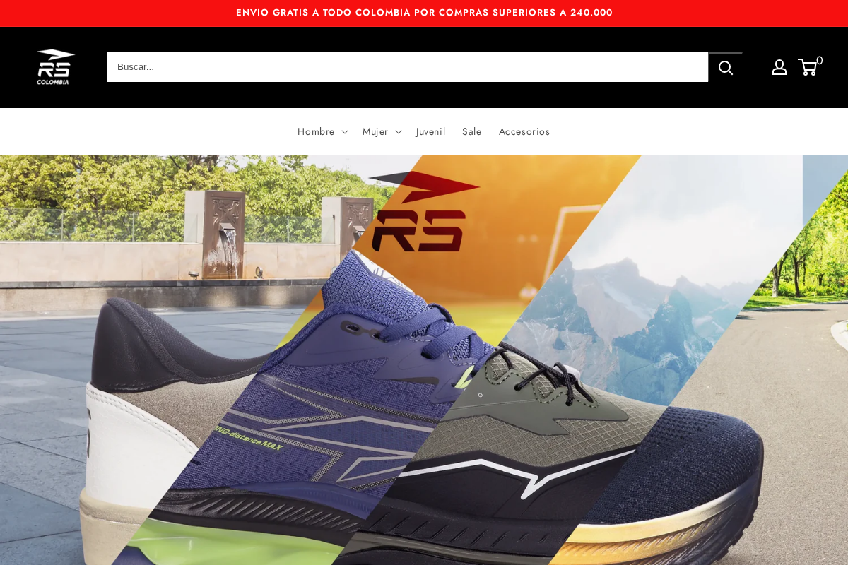 RS Colombia homepage screenshot