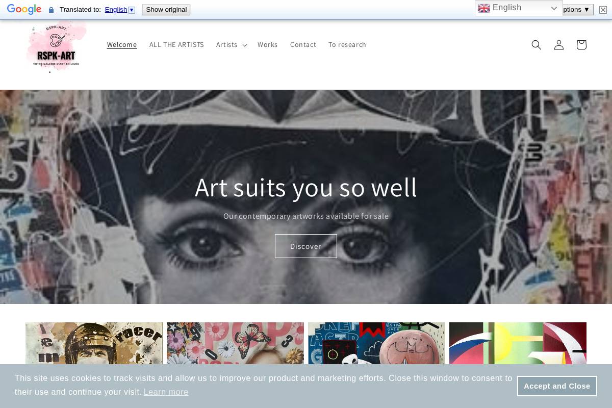 rspk-art.com homepage screenshot
