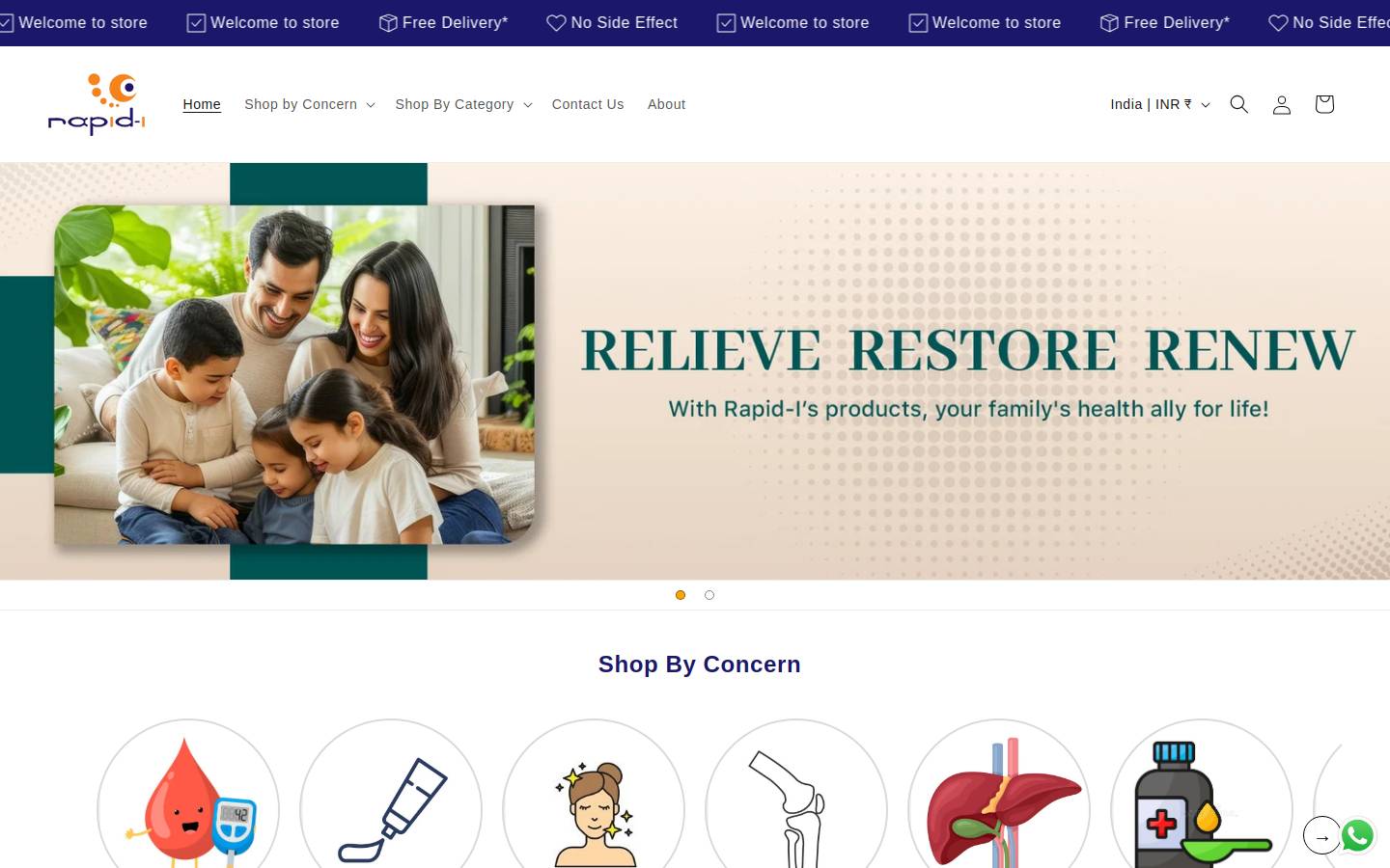 rsplindia.co.in homepage screenshot