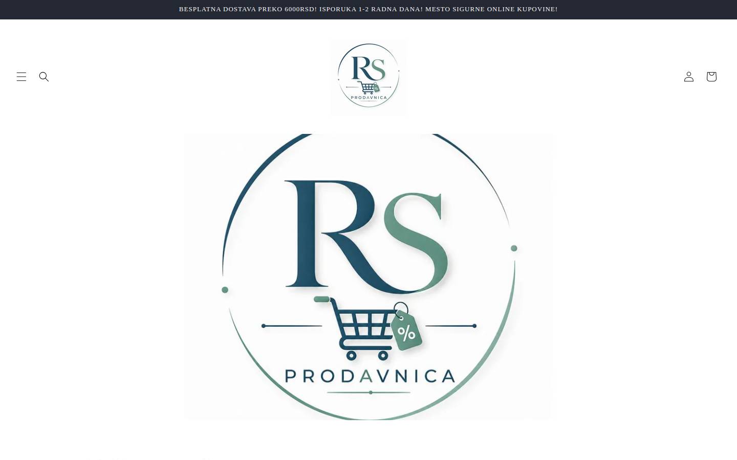 rsprodavnica.com homepage screenshot