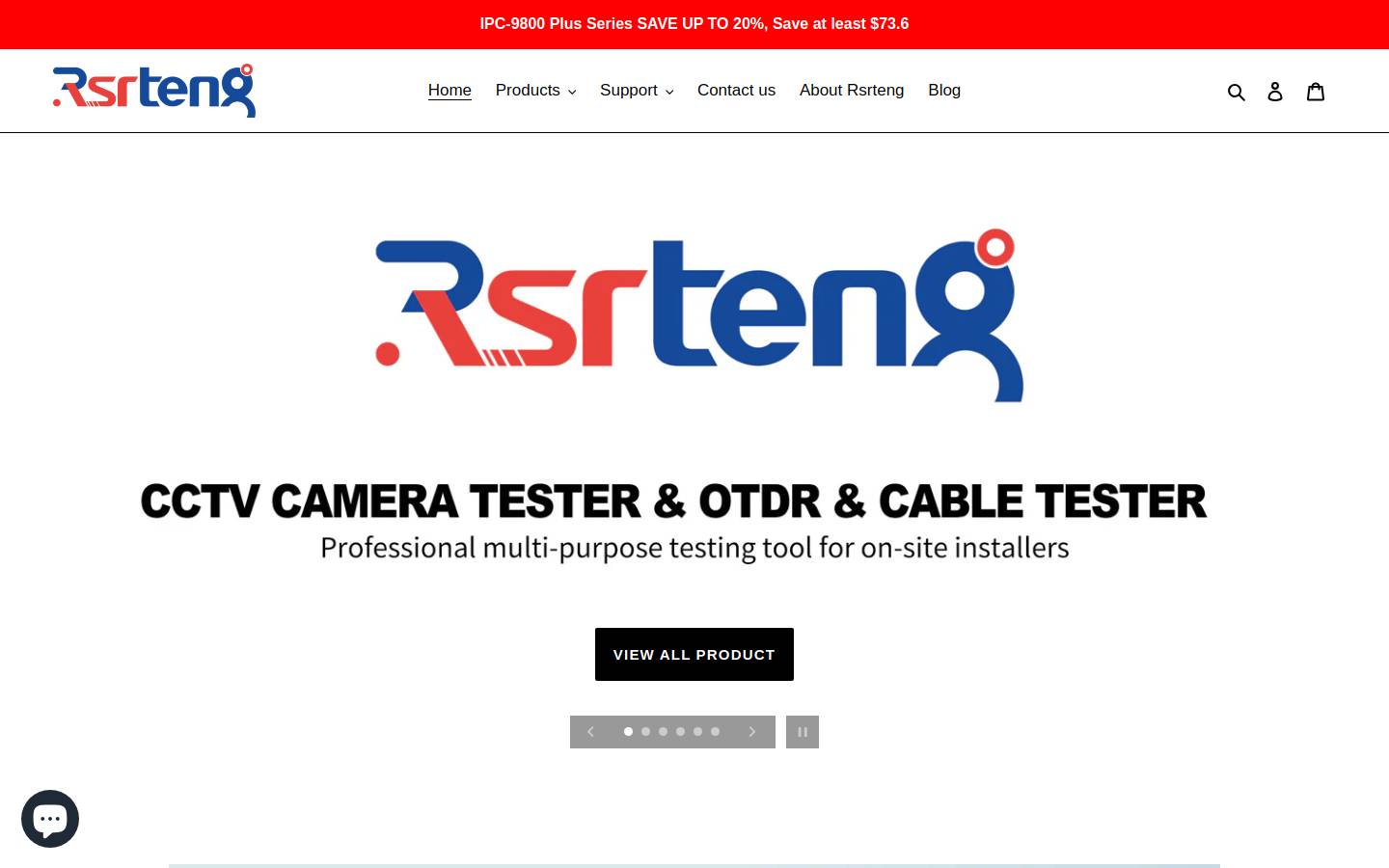 rsrteng.com homepage screenshot