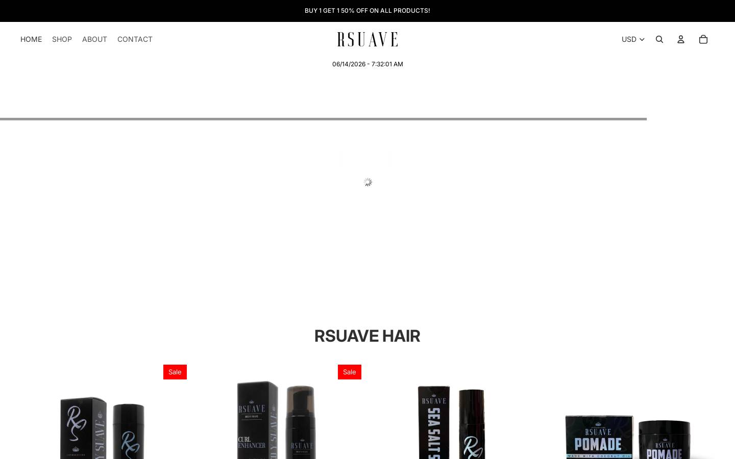 rsuave.com homepage screenshot