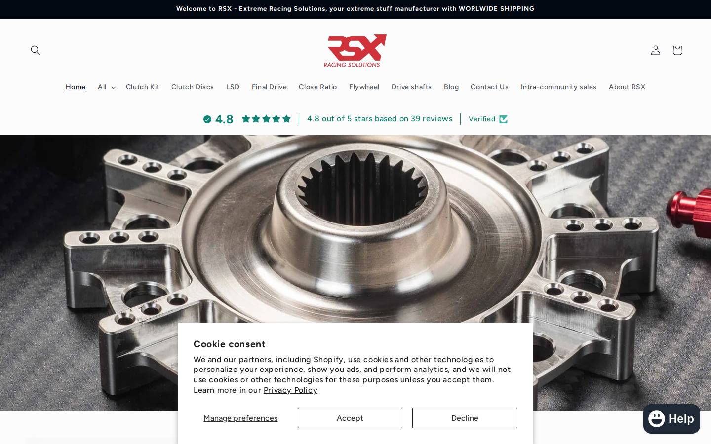 rsxracingsolutions.com homepage screenshot