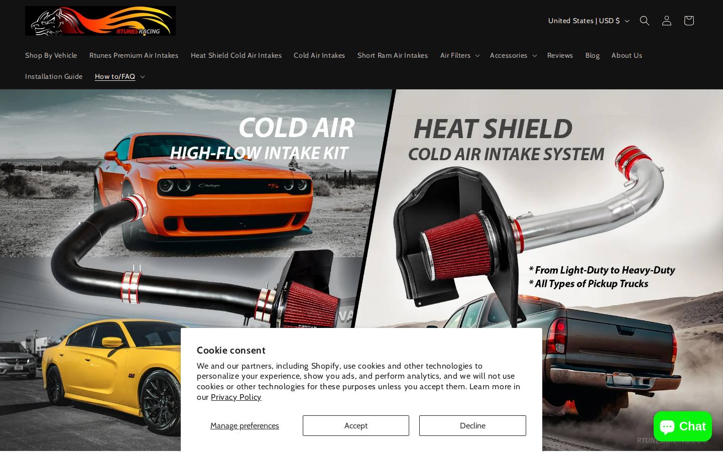 Rtunes Racing homepage screenshot