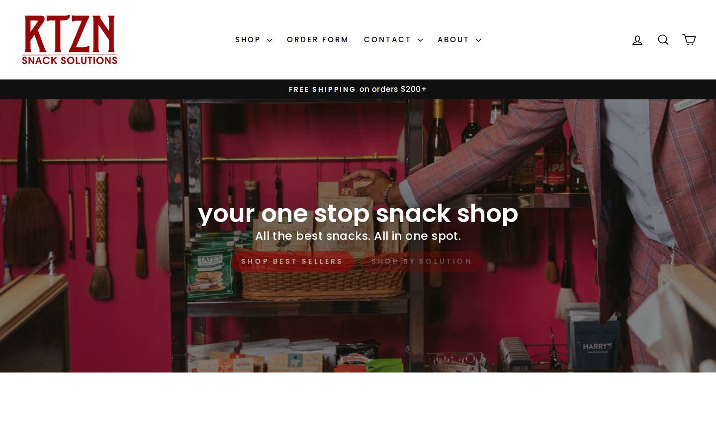 rtznbrands.com homepage screenshot
