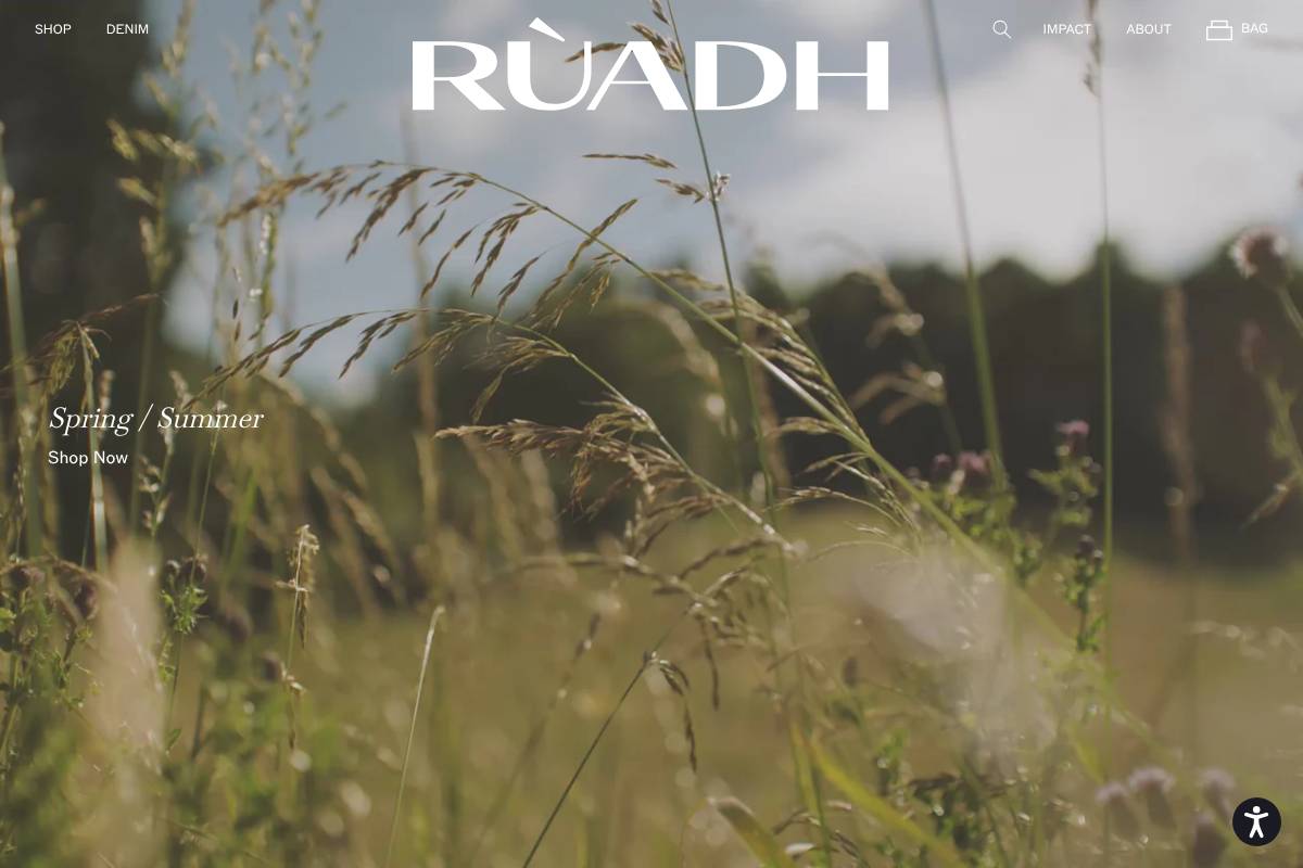 ruadh.com homepage screenshot